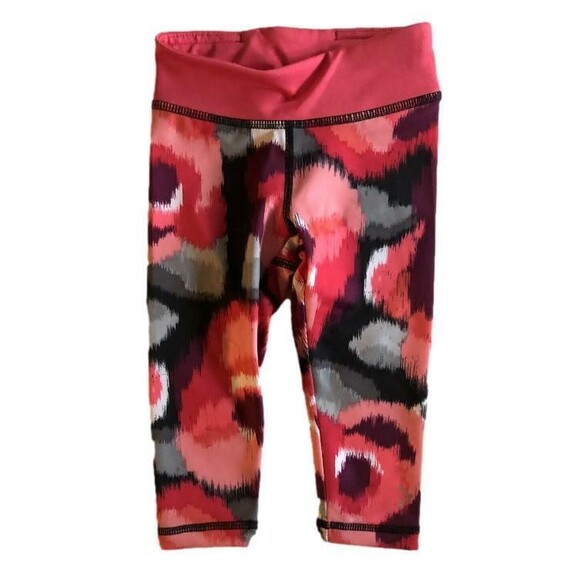 Gymboree Gymgo Active Wear Red Floral Pants Leggings NEW Tags XXS 2 2T 24 $35 - Picture 1 of 5